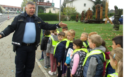 Obisk policista v 1. razredu