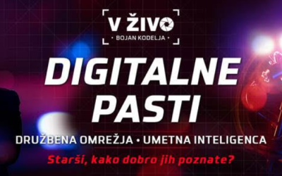 Obvestilo za starše: DIGITALNE PASTI