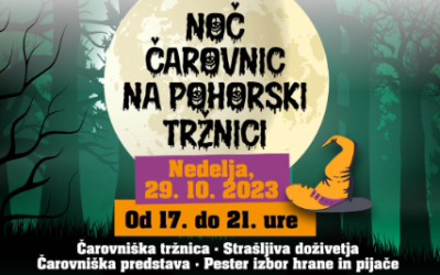 Noč čarovnic na Pohorski tržnici